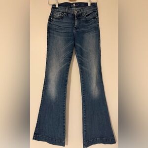 Women's Blue Flared Jeans